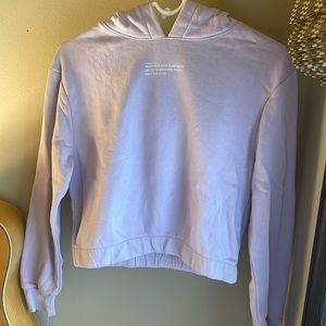 kids h&m purple top/sweatshirt size 12